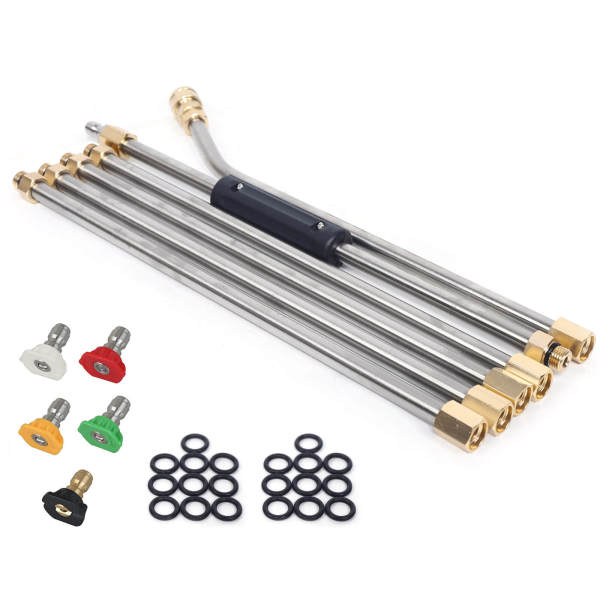 High Pressure Washer Extension Spray Attachment for Lance Wand Extension Parts With Nozzles