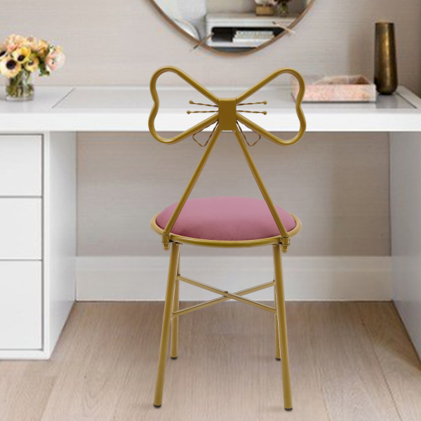CNCEST Butterfly-Shaped Vanity Chair, Dining Chair, Makeup Chair, Butterfly Backrest Chair CNCEST Butterfly-Shaped Vanity Chair, Dining Chair, Makeup Chair, Butterfly Backrest Chair