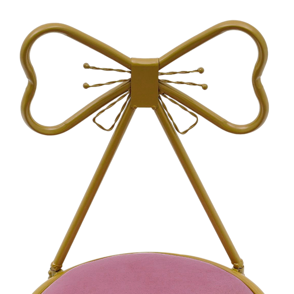 CNCEST Butterfly-Shaped Vanity Chair, Dining Chair, Makeup Chair, Butterfly Backrest Chair