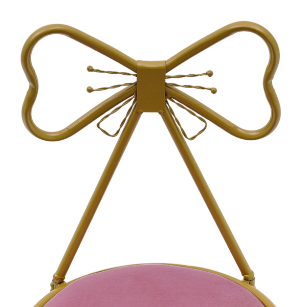 CNCEST Butterfly-Shaped Vanity Chair, Dining Chair, Makeup Chair, Butterfly Backrest Chair