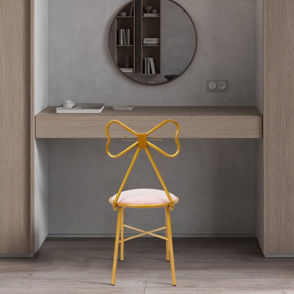 Butterfly-Shaped Vanity Chair, Dining Chair, Makeup Chair, Butterfly Backrest Chair