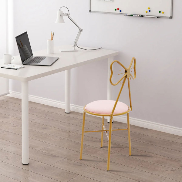 Butterfly-Shaped Vanity Chair, Dining Chair, Makeup Chair, Butterfly Backrest Chair