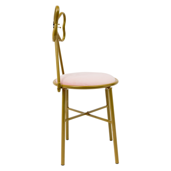 Butterfly-Shaped Vanity Chair, Dining Chair, Makeup Chair, Butterfly Backrest Chair