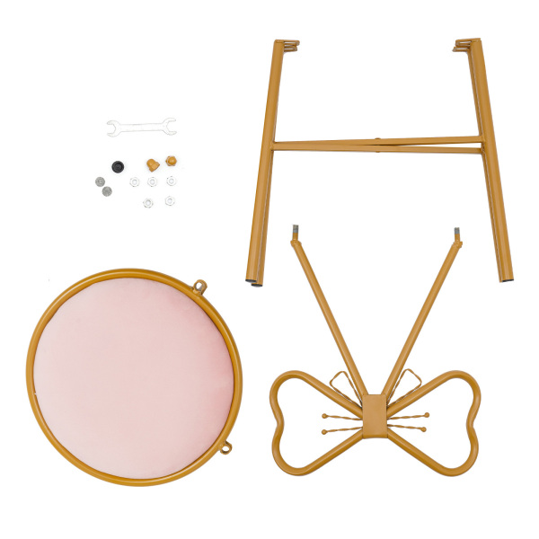 Butterfly-Shaped Vanity Chair, Dining Chair, Makeup Chair, Butterfly Backrest Chair