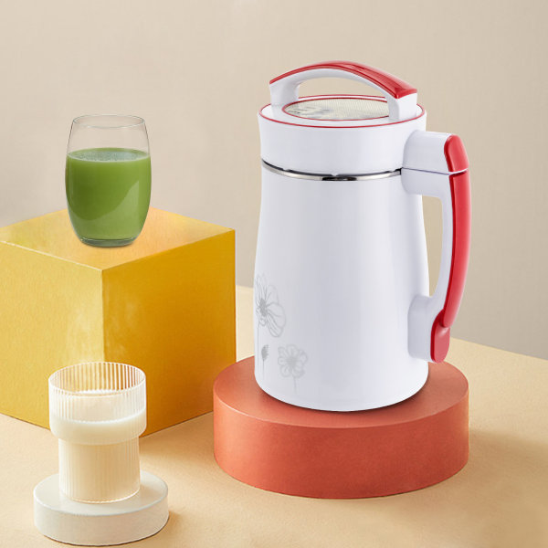 1.8L Electric Soymilk Machine Juicer Blender Rice Paste Soup Boiler Filter-Free
