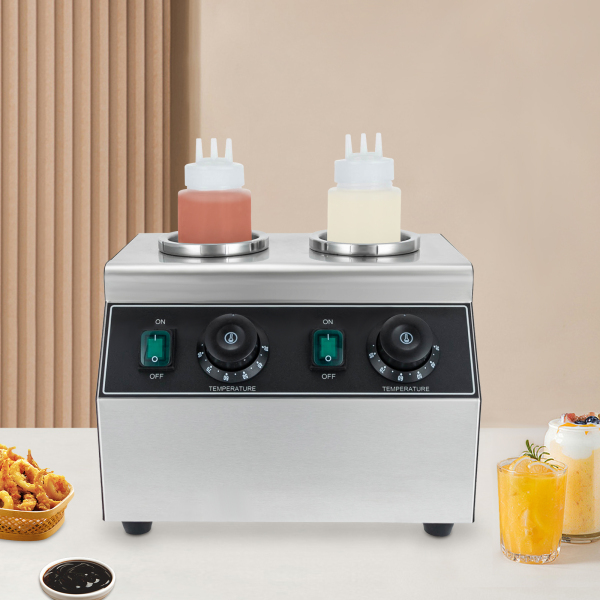 2pcs 0.68L Electric Sauce Bottle Warmer Commercial Electric Sauce Warmer with Anti-slip Feet Hot Chocolate Warmer for Homes Parties 2pcs 0.68L Electric Sauce Bottle Warmer Commercial Electric Sauce Warmer with Anti-slip Feet Hot Chocolate Warmer for Homes Parties