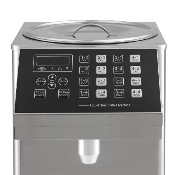 8L Quantitative Fructose Machine Sturdy and Durable Groups Milk Tea Sugar Dispenser Automatic Fructose Dispenser for Coffee Shops