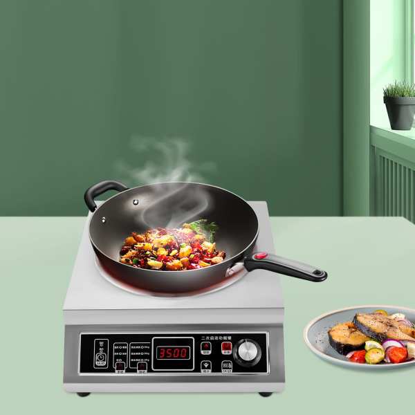 Electric Wok Burner Stove 3500W Commercial Induction Cooker Cooktop Household