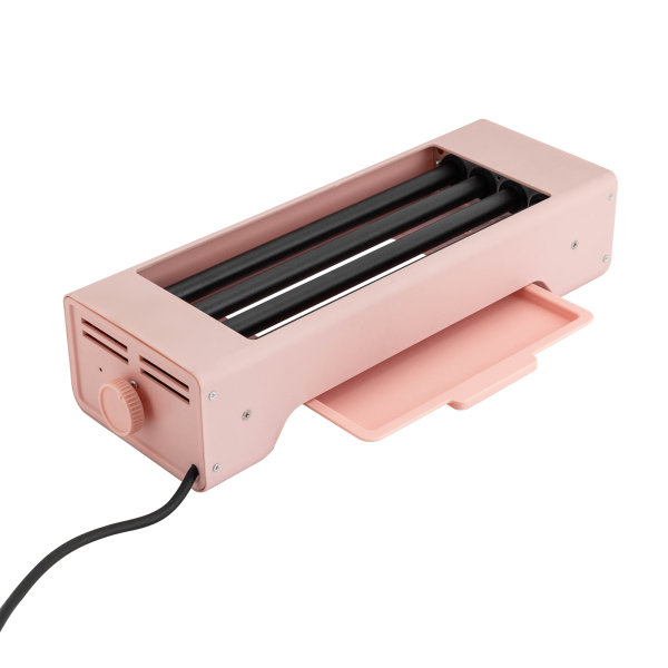 Sturdy and Durable Hot Dog Grill Machine Hot Dog Grill with Precise Temperature Control Hot Dog Roller Machine for Homes Bakeries Pink