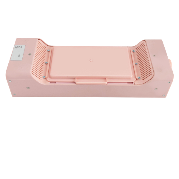 Sturdy and Durable Hot Dog Grill Machine Hot Dog Grill with Precise Temperature Control Hot Dog Roller Machine for Homes Bakeries Pink