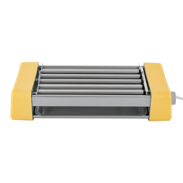 3-in-1 Electric Grilling Machine Hot Dog Grill Electric Barbecue Grill Electric Non-Stick Grill Hot Pot BBQ Grill for Cafeterias Snack Bars Yellow