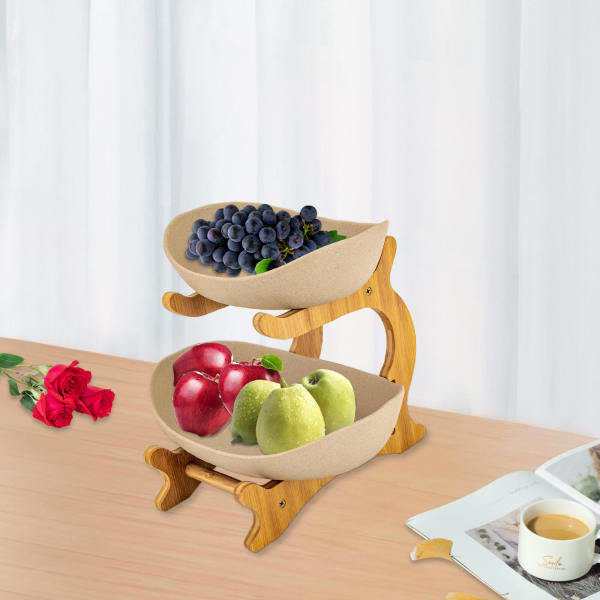 2 Tier Fruit Basket, Fruit Bowl for Kitchen Counter, Fruit Basket for Kitchen, Two Tier Fruit Bowl for Kitchen Counter Two Tier Serving Stand 2 Tier Fruit Basket, Fruit Bowl for Kitchen Counter, Fruit Basket for Kitchen, Two Tier Fruit Bowl for Kitchen Counter Two Tier Serving Stand