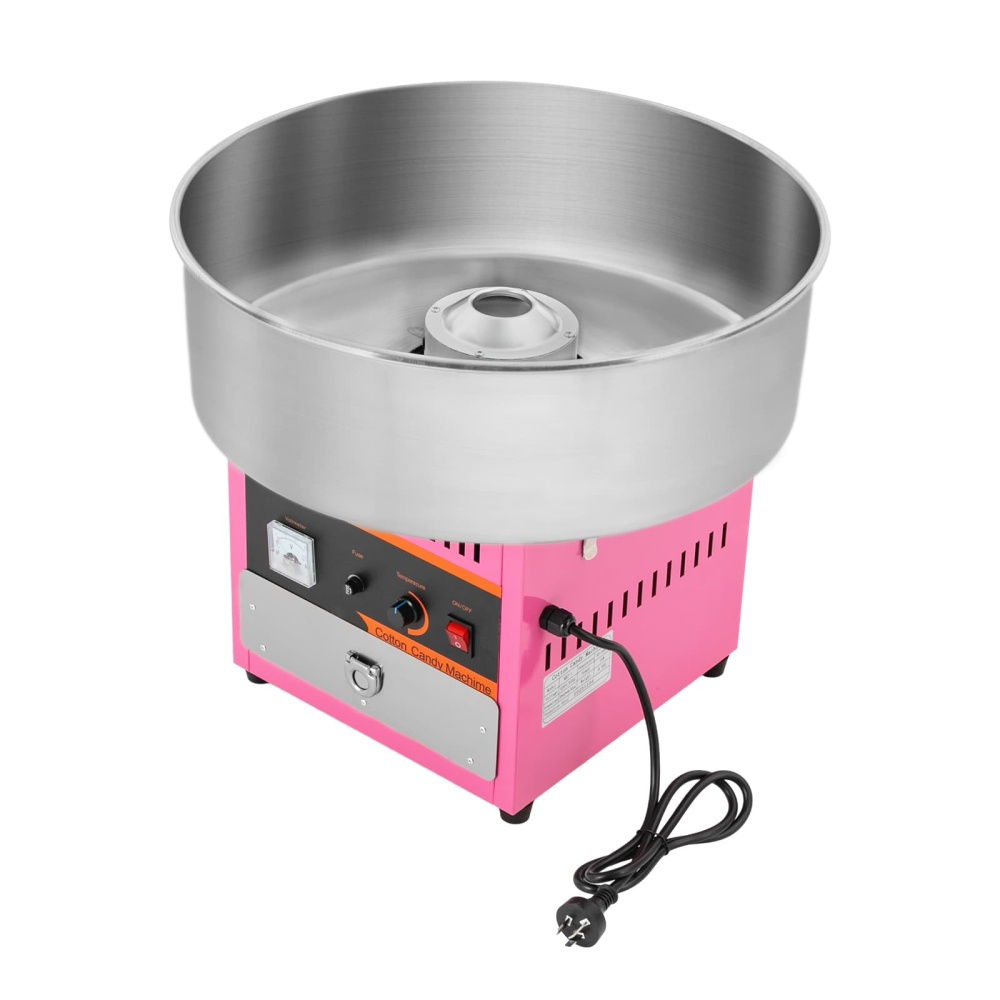 Commercial Cotton Candy Machine Electric Cotton Candy Maker Pink Cotton Candy Maker for Stalls Commercial