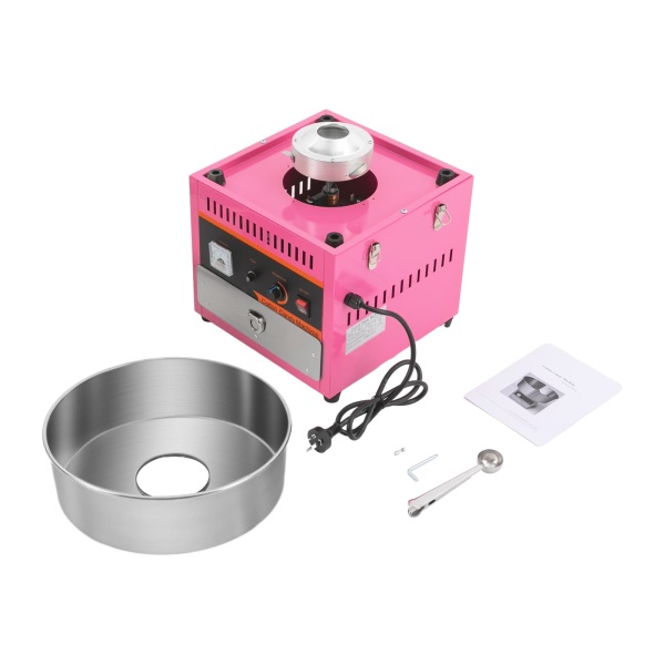 Commercial Cotton Candy Machine Electric Cotton Candy Maker Pink Cotton Candy Maker for Stalls Commercial