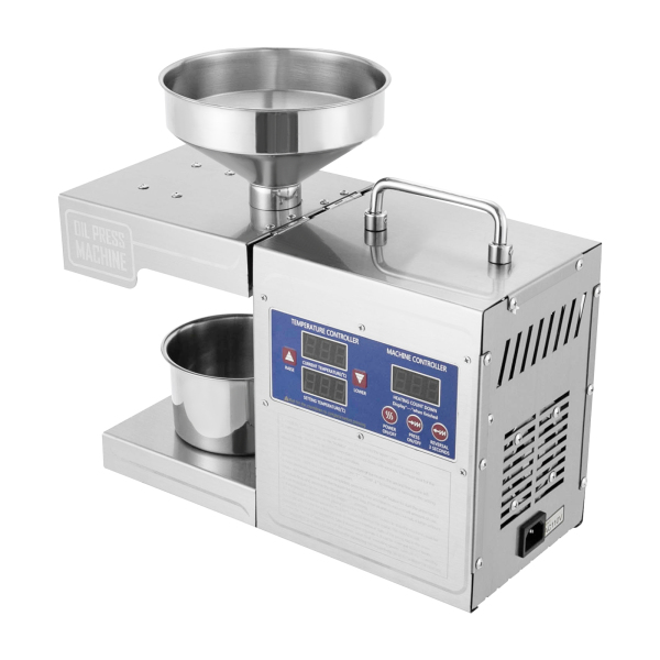 220V Oil Press Machine Cold and Hot Press Oil Machine with Intelligent Temperature Control System Stainless Steel Oil Press Machine