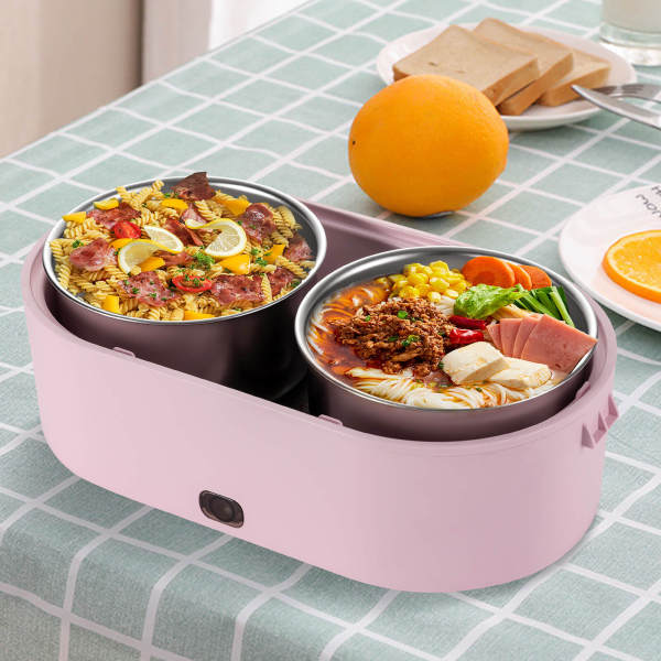 Pink Portable Electric Heated Car Home USB Heating Lunch Box, Bento Food Warmer, Heated Lunch Box Pink Portable Electric Heated Car Home USB Heating Lunch Box, Bento Food Warmer, Heated Lunch Box