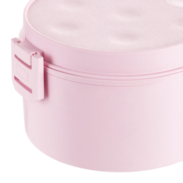 Pink Portable Electric Heated Car Home USB Heating Lunch Box, Bento Food Warmer, Heated Lunch Box
