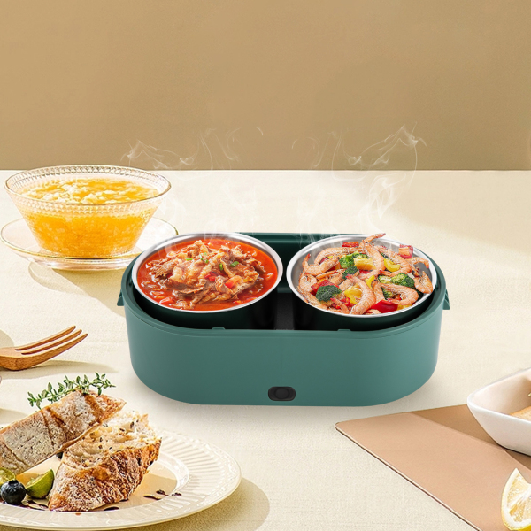 Portable Electric Heated Car Home USB Heating Lunch Box, Bento Food Warmer, Heated Lunch Box