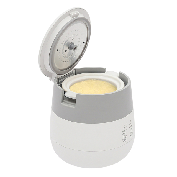 Mini 1L Electric Rice Cooker Ceramic Liner, Home Smart Multifunctional Rice Maker, 1L Small Rice Cooker