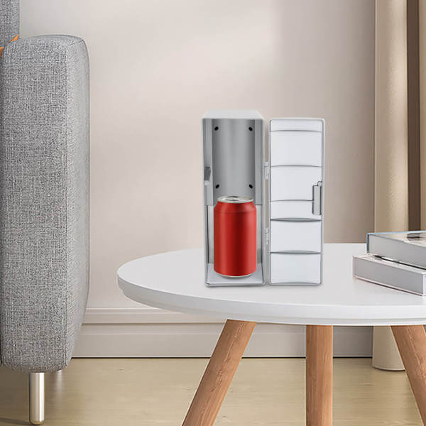 Multi-functional USB Mini Refrigerator Fridge Freezer Beverage Drink Can Cooler