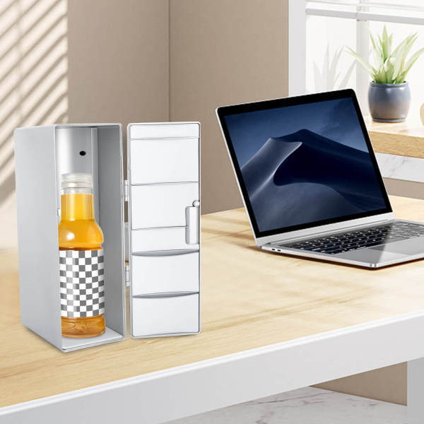 Multi-functional USB Mini Refrigerator Fridge Freezer Beverage Drink Can Cooler