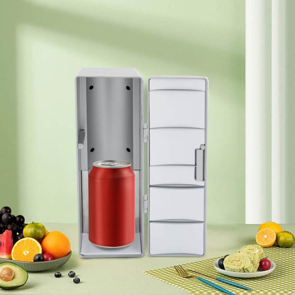Multi-functional USB Mini Refrigerator Fridge Freezer Beverage Drink Can Cooler