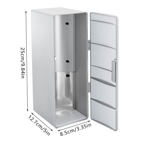 Multi-functional USB Mini Refrigerator Fridge Freezer Beverage Drink Can Cooler