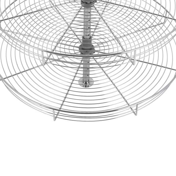 31-inch Diameter, 360° Rotating 2-Shelf  Electrofacing  Iron Blind Corner Cabinet Organizer with 66 lbs Total Load Capacity