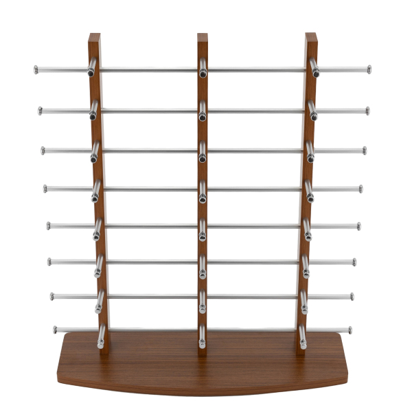 Strong and Durable Sunglasses Rac Glasses Display Stand with Practical Silicone Rings Rod Caps Organizer for Retail Stores Shopping Malls