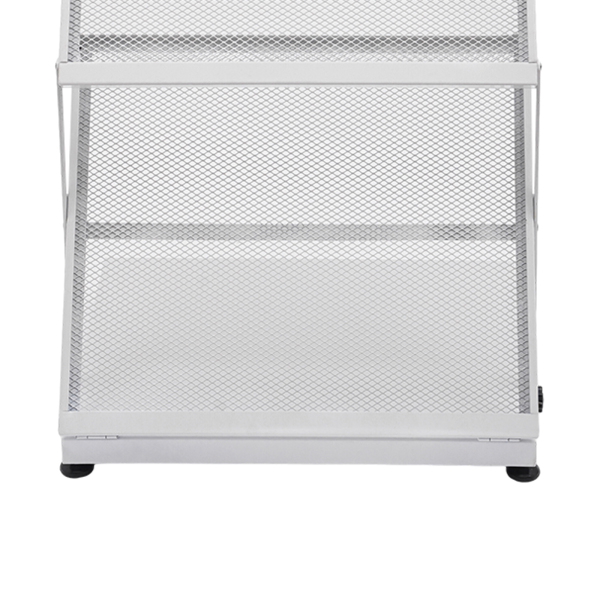 Brochure display stand&Foldable Magazine Rack with 5 Pockets for Exhibition and Trade Show