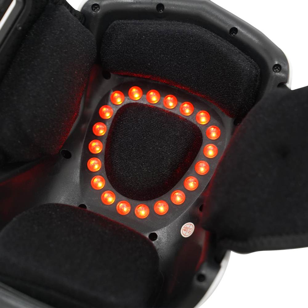 Shoulder elbow Knee Massager Support Electric Heated Vibration Adjustable White