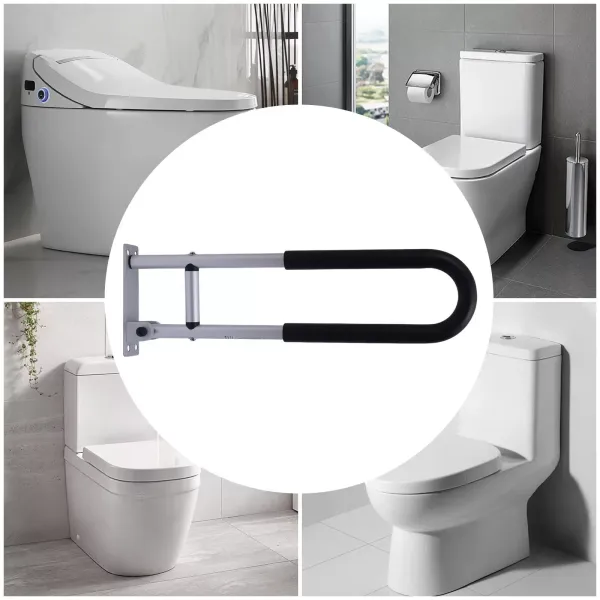 Wall Mount Safety Support Rail Toilet Aids Grab Bar Rails Shower Handrail