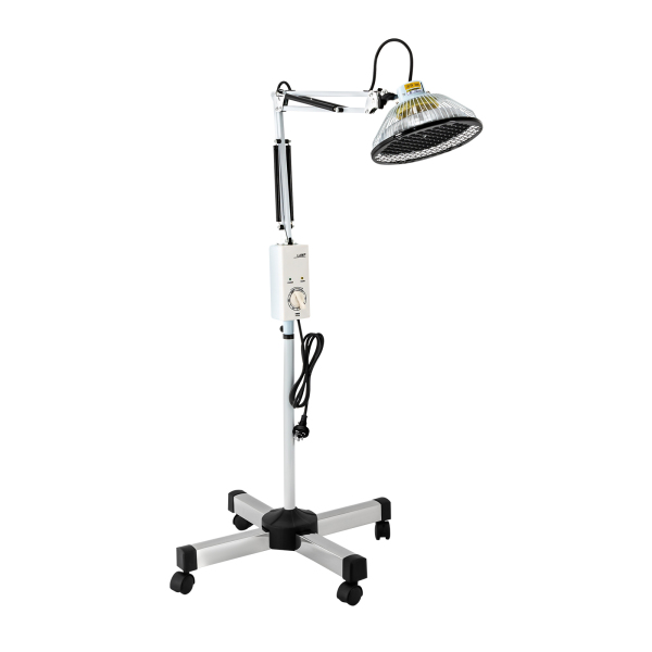 Heat Lamp Far Infrared Mineral Heat Lamp 250W Infrared Light Pain Relief Device for Body Face 220V Far Infrared Heat Lamp Electromagnetic Wave Instrument Floor Stand