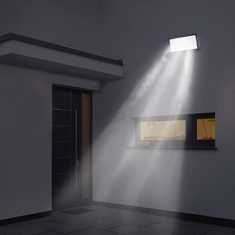 500W LED Flood Light, IP66 Waterproof, 40000LM Security Lights, 6500K Daylight White, Super Bright Outside Floodlights LED Stadium Light Spotlight