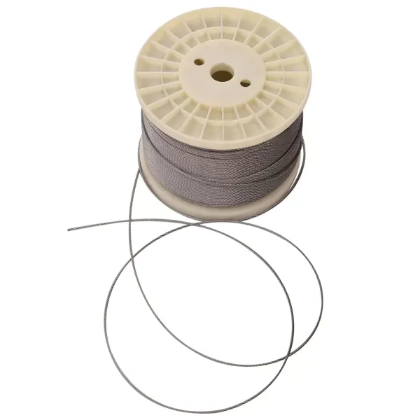 Marine Stainless Steel Grade 316 Wire Cable Decking Rope Balustrade 7x7 1000FT Marine Stainless Steel Grade 316 Wire Cable Decking Rope Balustrade 7x7 1000FT