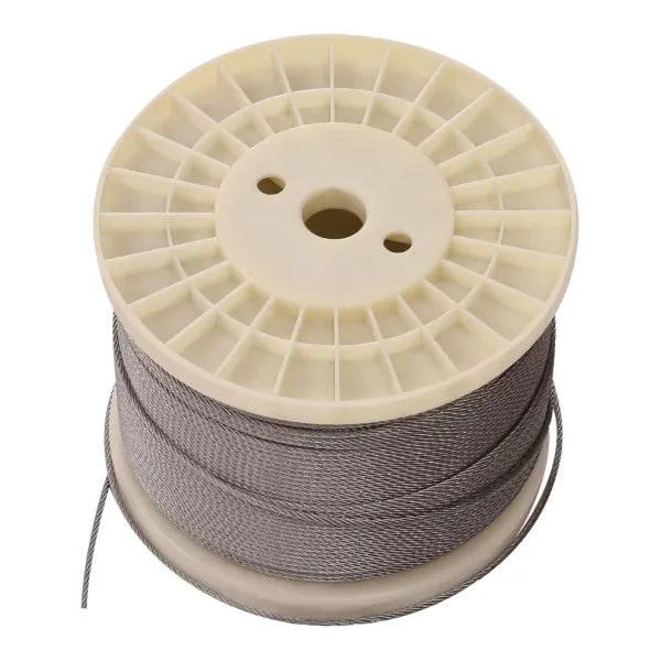 Marine Stainless Steel Grade 316 Wire Cable Decking Rope Balustrade 7x7 1000FT Marine Stainless Steel Grade 316 Wire Cable Decking Rope Balustrade 7x7 1000FT