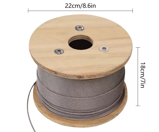 Marine Stainless Steel 316 Wire Balustrade Cable Rope Cable 7x7 Decking+Cutter