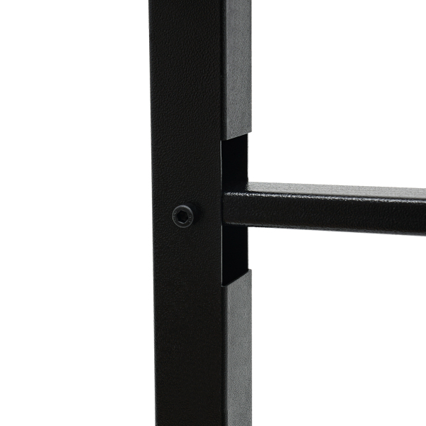 Handrails for Outdoor, Staircase Handrail, 3-Step Handrail Black