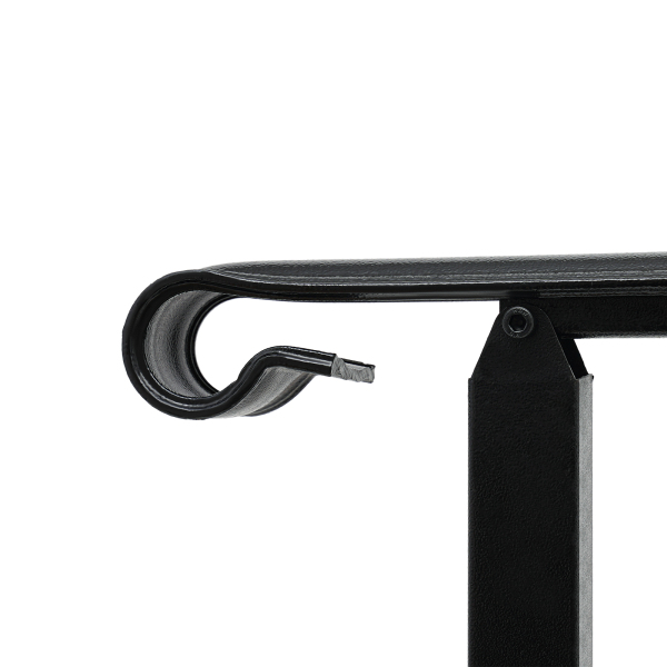 Handrails for Outdoor, Staircase Handrail, 3-Step Handrail Black