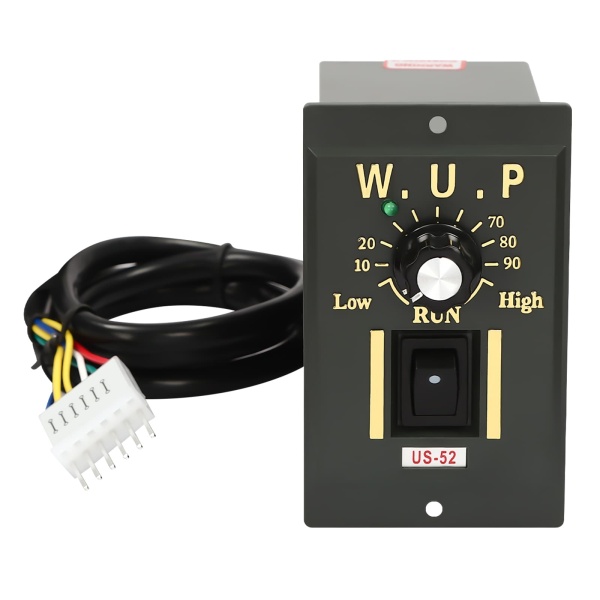 Worm Geared Motor with Speed Controller, Powerful Electric Motor, Gear Motor 180W 50K,RV40
