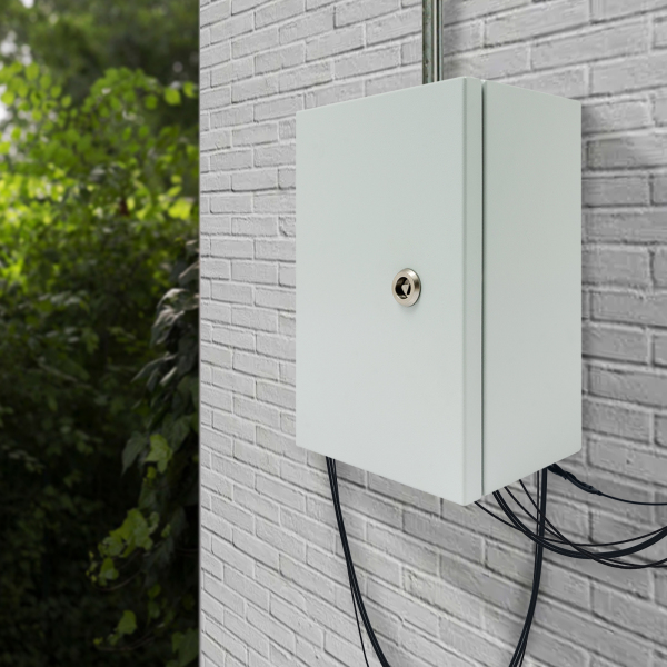 7.9*5.9*11.8 in Outdoor Junction Box Metal Electrical Box IP65 Waterproof and Dustproof Hinged Junction Box for Food Industry Chemical Industry 7.9*5.9*11.8 in Outdoor Junction Box Metal Electrical Box IP65 Waterproof and Dustproof Hinged Junction Box for Food Industry Chemical Industry