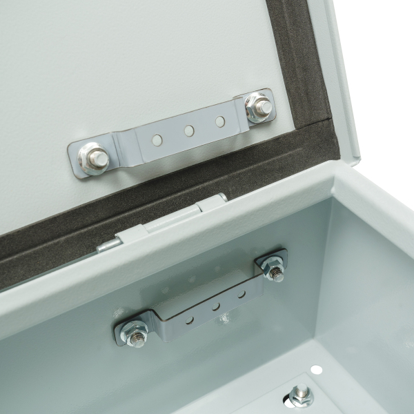 7.9*5.9*11.8 in Outdoor Junction Box Metal Electrical Box IP65 Waterproof and Dustproof Hinged Junction Box for Food Industry Chemical Industry