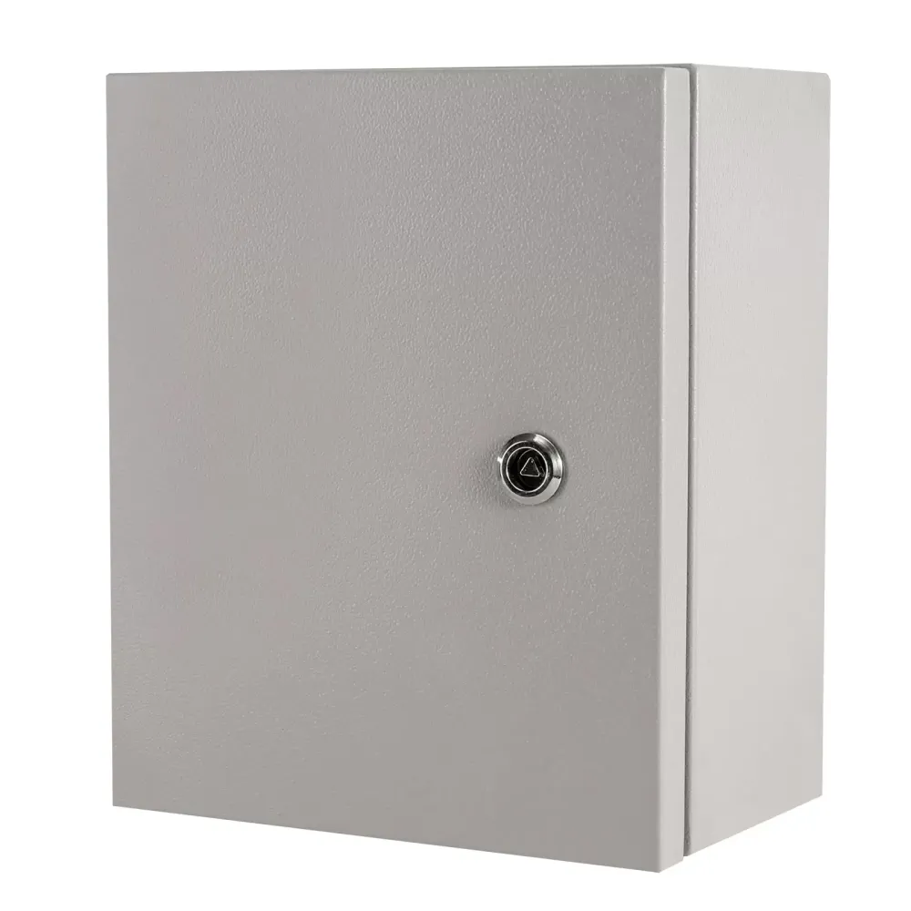 Metal Electrical Box,IP44 Waterproof and Dustproof Outdoor Junction Box Enclosure Cold-Rolled Steel Electrical Project Enclosure