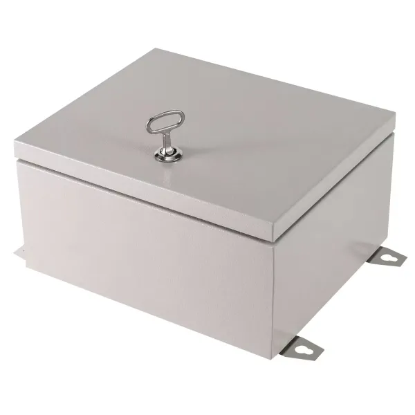 Metal Electrical Box,IP44 Waterproof and Dustproof Outdoor Junction Box Enclosure Cold-Rolled Steel Electrical Project Enclosure