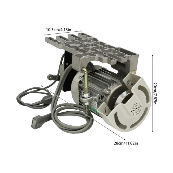 Brushless Sewing Machine Servo Motor, Electric Brushless Servo Motor, Split Motor and Controller for Industrial Sewing