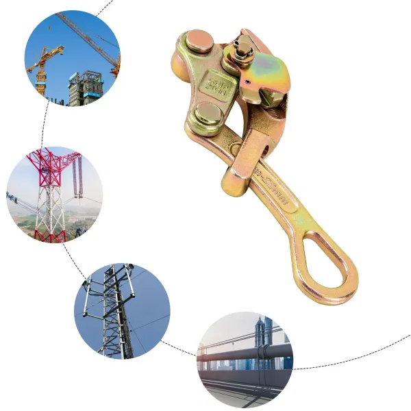 Cable Grip 4408 lbs Wire Grip Cable Pulling Tools 2T Cable Gripper Rope Puller Cable Grip 4408 lbs Wire Grip Cable Pulling Tools 2T Cable Gripper Rope Puller