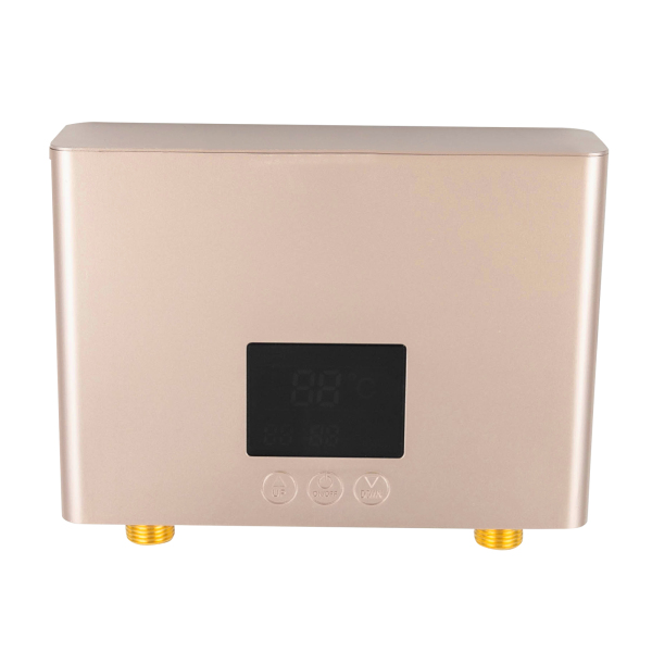 3000W Mini Electric Water Heater LED Digital Display Water Heater Tankless Water Heater with Dual Control Methods for Kitchens