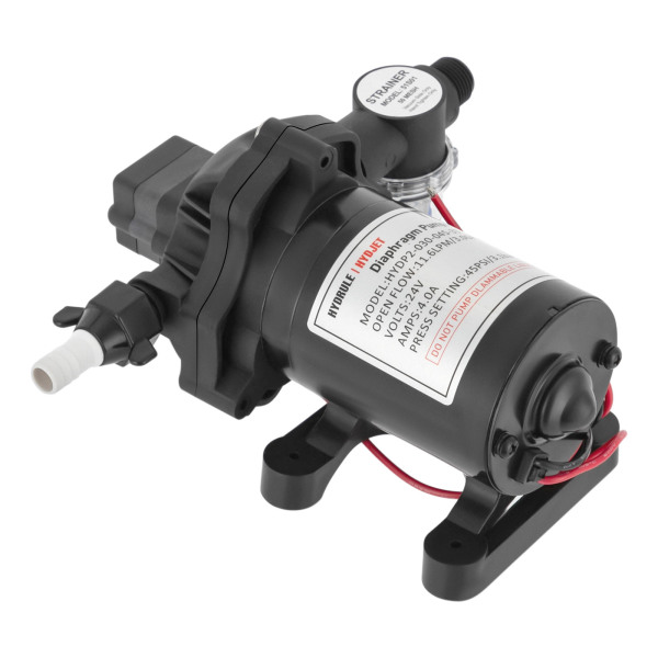 24V Industrial Water Pressure Pump Diaphragm Pump Self Priming Water Pump Water Diaphragm Pressure Pump 45PSI 3.0GPM for Caravans