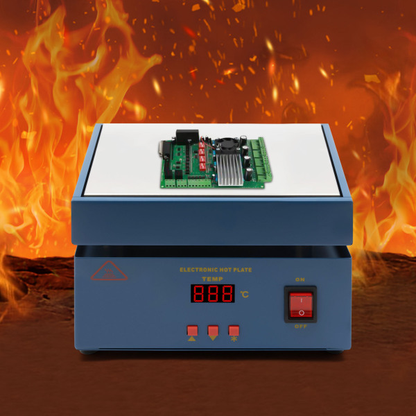 Upgraded 800W Soldering Hot Plate Microcomputer Electric Preheat Soldering Station Welder Hot Plate Rework Heater Lab 200X200mm Plate