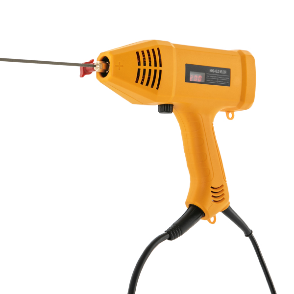 Handheld Welding Machine Portable Digital Welder Gun Portable Welding Machine With Ergonomic Handle Steel Clip LGBT Inverter Technology Digital Display (Orange)